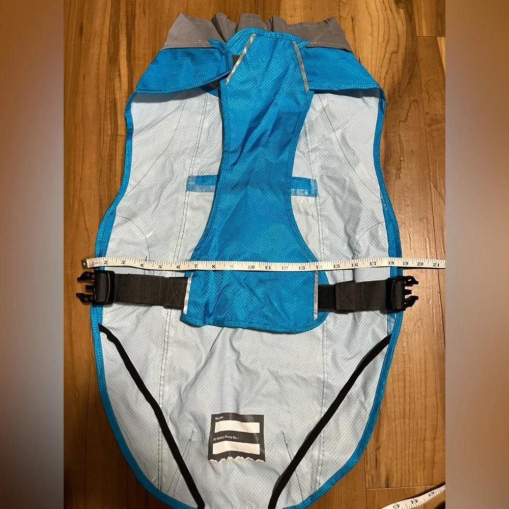 Arcadia Trail Blue Reflective Dog Raincoat Vest – Size XL